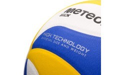 Tinklinio kamuolys Meteor Max 2000, mėlynas/geltonas/baltas