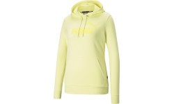 Puma Ess Logo Hoodie Women's Sweatshirt Yellow 586797 40