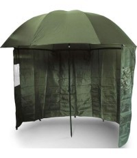 Skėtis su užsegamu šoniniu skydu NGT Green 45"