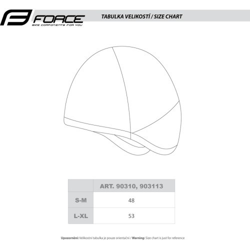 Pošalmis FORCE FREEZE winter (juodas) L-XL