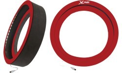 Мишень для дартса GrandSlam с LED-подсветкой, красная