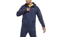 Мужская толстовка Reebok Te Piping Hoodie, синяя