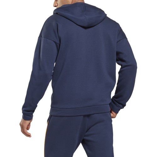 Мужская толстовка Reebok Te Piping Hoodie, синяя
