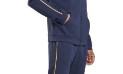 Reebok Te Piping Hoodie Men's Sweatshirt, Blue