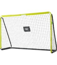 Vaikiški futbolo vartai EXIT Tempo Steel 240x160 cm, žali/juodi