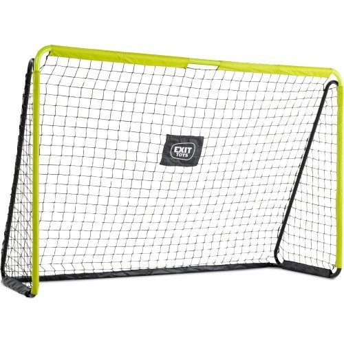 Freestanding Football Goal for Children EXIT Tempo Steel 240x160cm - green/black