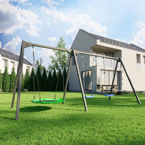 3 padėčių sūpynės ant guolių (stovas) PREMIUM MO-014 - Marbo Sport