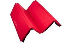 Sulankstomas gimnastikos kilimėlis inSPORTline Quad fold 200 x 120 x 5 cm - Juoda