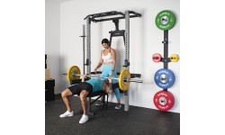 KLT22 MULTIFUNCTIONAL FOLDING POWER RACK SILVER HMS