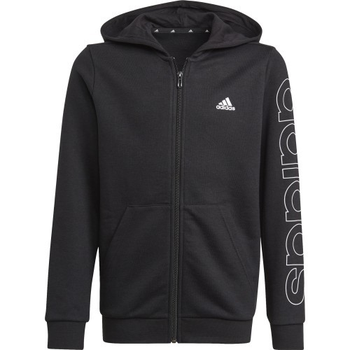 Adidas B Lin FZ Hoodie Boys' Sweatshirt Black GN4041
