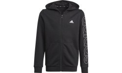 Толстовка для мальчиков Adidas B Lin FZ Hoodie, черная GN4041