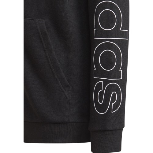 Adidas Džemperis Berniukams B Lin Fz Hoodie Black GN4041