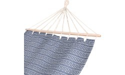 Гамак Spokey ZUNI 200 x 100 см, хлопковый с деревянной планкой, серый