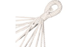 Гамак Spokey ZUNI 200 x 100 см, хлопковый с деревянной планкой, серый