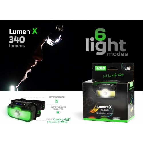 ZFISH Headlamp Lumenix