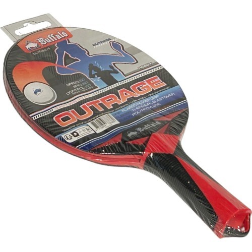 Buffalo Outrage outdoor table tennis bat red
