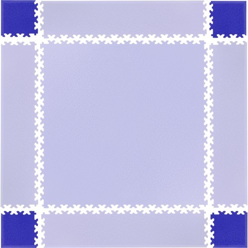 Corner Pieces for Puzzle Mat inSPORTline Simple Blue – 4 Pcs.