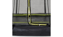 EXIT Silhouette ground trampoline ø366cm with safety net - black Outdoor Round Coil spring Sunken trampoline