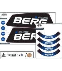 XL/XXL Frame - Sticker set B.Pure Blue