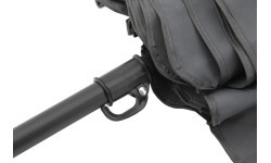 Folding Umbrella Cattara Terst 180cm - Gray