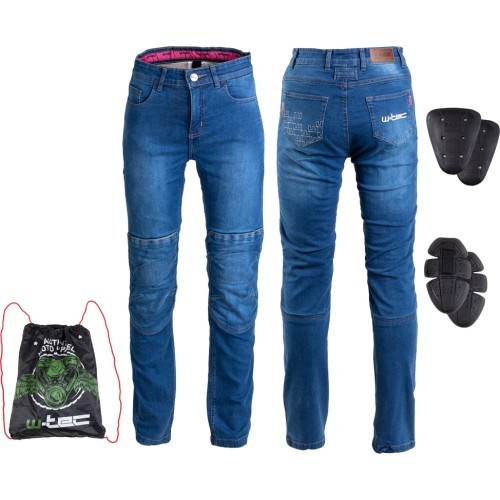 Women’s Motorcycle Jeans W-TEC GoralCE - Blue