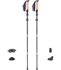 5 dalių anglies pluošto žygio lazdos inSPORTline Caretera