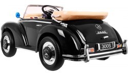 Электромобиль Mercedes Benz 300S RETRO, чёрный лакированный