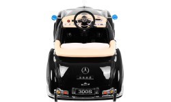 Elektromobilis Mercedes Benz 300S RETRO, juodas lakuotas