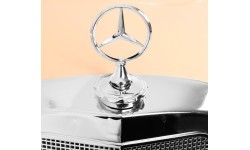 Электромобиль Mercedes Benz 300S RETRO, чёрный лакированный