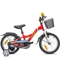 4KIDS Speed 16" Children's Bike, 1-Speed, 9.5" (24 cm), Red