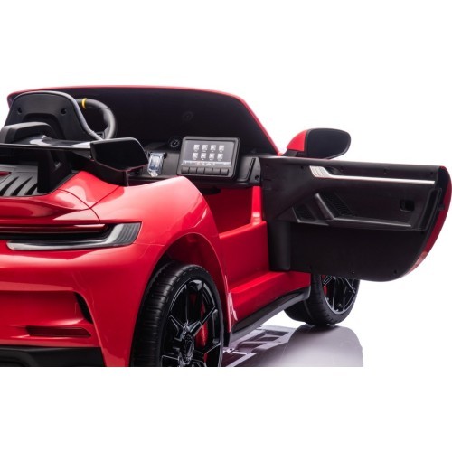 Elektromobilis Porsche 911 GT3 STRONG MP4, raudonas