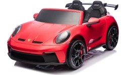 Elektromobilis Porsche 911 GT3 STRONG MP4, raudonas