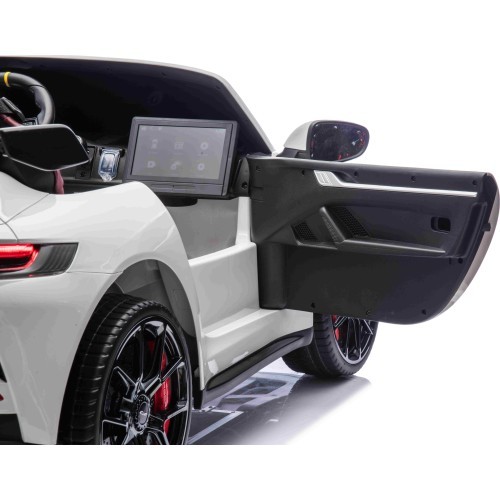 Elektromobilis Porsche 911 GT3 STRONG MP4, baltas