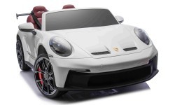 Elektromobilis Porsche 911 GT3 STRONG MP4, baltas