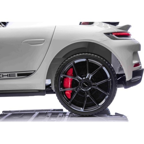 Elektromobilis Porsche 911 GT3 STRONG MP4, baltas