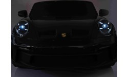 Elektromobilis Porsche 911 GT3 STRONG, juodas