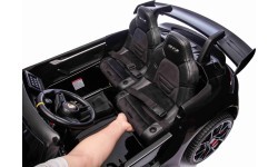 Elektromobilis Porsche 911 GT3 STRONG, juodas