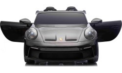 Elektromobilis Porsche 911 GT3 STRONG, juodas
