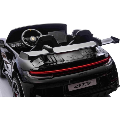 Elektromobilis Porsche 911 GT3 juodas