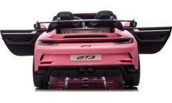 Elektromobilis Porsche 911 GT3, rožinis