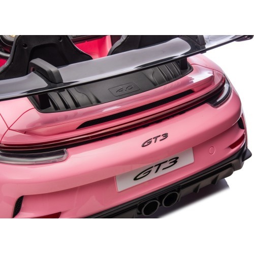 Электромобиль Porsche 911 GT3, розовый