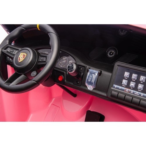Elektromobilis Porsche 911 GT3, rožinis