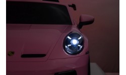 Elektromobilis Porsche 911 GT3, rožinis