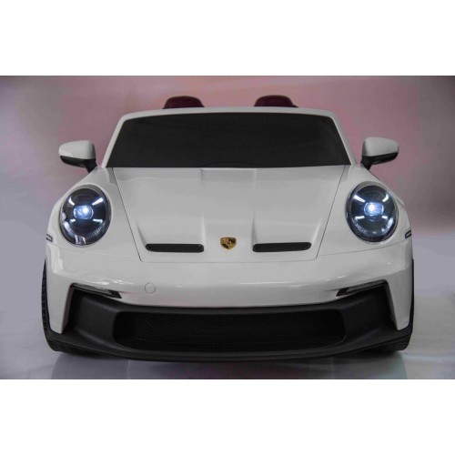 Elektromobilis vaikams Porsche 911 GT3 Strong, baltas