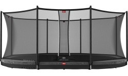 Батут BERG Grand Favorit InGround 520, серый + защитная сетка Comfort