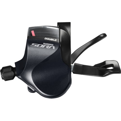 Shimano SORA SL-R3000-L shifter // Rapidfire Plus, 2-speed