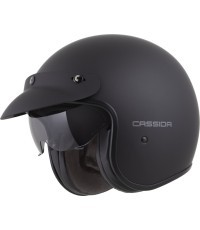 Motorcycle Helmet Cassida Oxygen Solid 2.0 Matte Black/Dark Gray