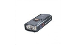 LED žibintuvėlis E06R, pilkas