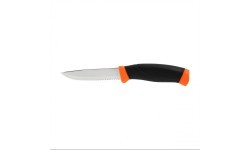 Нож Morakniv Companion F, серрейторный, нержавеющая сталь, оранжевый