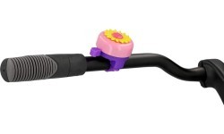 FISCHER Blume Bicycle Bell 80 mm (Pink)